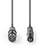 Kabllo audio Nedis OnStage, XLR 3 pin femër në 3.5 mm mashkull, 1m, gri
