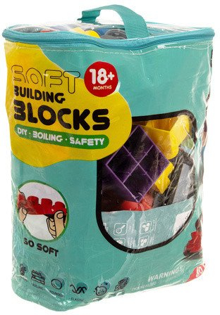 Blloqe sensorike ISO Trade Soft Rubber, set 80 copë, për fëmijë