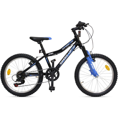 Biçikletë për kalamaj Enero Speed Up 20", 6 marshha, zi blu