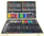 Set arti Leantoys Art Set for Painting, 180 pjesë, valixhe druri, ngjyra shumëngjyrëshe