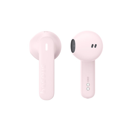 Kufje wireless Baseus Bowie E16, True Wireless, Bluetooth 5.3, rozë