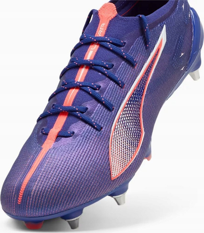 Këpucë futbolli Puma Ultra 5 Ultimate MxSG, për fusha të buta, me vida metalike, lejla