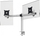 Mbajtëse tavoline Durable Desk Mount Pro, për 2 monitorë 21"-27", metal, e zezë