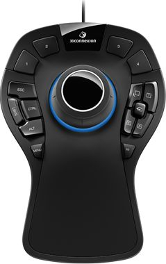 Maus 3D 3Dconnexion SpaceMouse Pro 3DX-700040, me kabllo, i zi