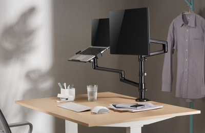 Mbajtëse monitori Gembird MA-DA-04, 32", montim në tavolinë, e zezë