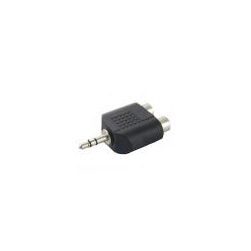 Konvertues SBOX, 3,5mm - 2 x RCA, M/F