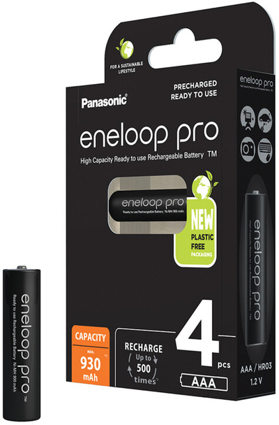 Bateri të rikarikueshme PANASONIC Eneloop HR03 AAA 4HCDE/4BE