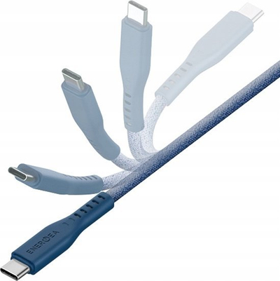 Kabllo USB C në USB C Energea Cable Flow, 1.5m, 240W 5A PD, blu
