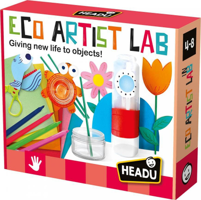 Lodër edukative Headu Eco Artist Lab, krijuese, për kalamaj 4–8 vjeç, shumëngjyrëshe