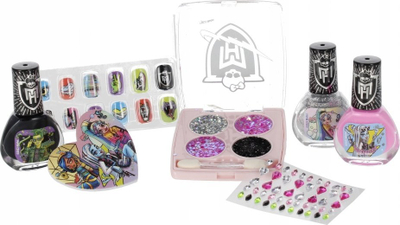 Set lojrash bukurie Monster High, llakë thonjsh, aksesorë role play, me shumë ngjyra