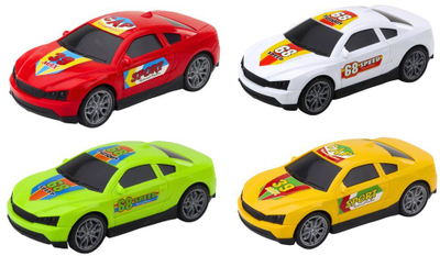 Set kamion lodër Lean Lora Tow Truck, 4 makina sportive, me drita edhe tinguj, shumëngjyrësh