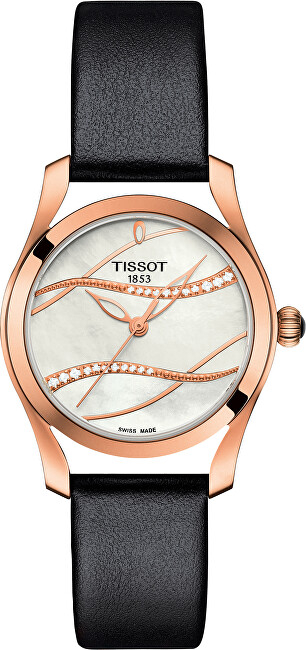 Orë për femra Tissot T-Wave, e zezë