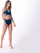 Pjesë e poshtme bikini Aquawave Palima Wmns, bel i lartë, për goca, blu e errët