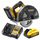Sharrë rrethore për metal DeWALT DCS383H2 QW, 18V XR Brushless, 2x 5Ah, e verdhë