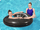 Unazë notuese Bestway Swimming Ring Tire 36102, 119cm, e zezë