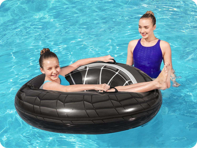 Unazë notuese Bestway Swimming Ring Tire 36102, 119cm, e zezë