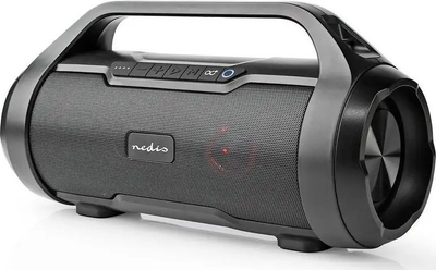 Altoparlant portativ Nedis Party Boombox, Bluetooth, 80W, IPX5, i zi