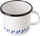 Filxhan emajl Orion MODRODRUK, 10 cm, bardh e blu