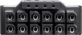 Kabllo furnizimi Thermaltake 12VHPWR AC-063-CN1NAN-A1, PCIe 8-pin x2, 0.6m, e zezë