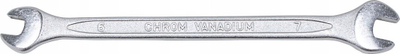 Çelës i hapur M-D 6x7mm, 120mm, çelik Cr-V