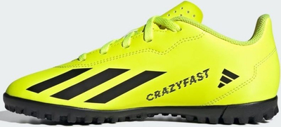 Këpucë futbolli për kalama Adidas X Crazyfast Club TF, turf, sintetike, të verdha