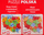 Puzzle harta e Polonisë Daffi, druri, edukativ, shumëngjyrësh