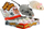 Lodër mekanike mi për mace Wind up Mouse, me fije, ngjyra të ndryshme