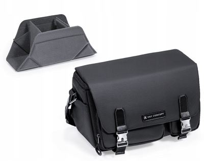 Çantë foto K&amp;F Concept Holster 10L, sling, për DSLR dhe dron, e zezë