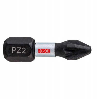 Set bitash Bosch Pro Impact Control Torsion PZ2, 25mm, 2 copë