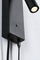 Spot muri LED Paulmann Hulda me USB Type‑C, dimer, i zi