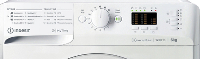 Машина за перење Indesit MTWSA 61294 W PL, 6kg, 1200rpm, бела