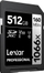 Kartë memorie Lexar Professional 1066x, 512GB SDXC UHS I, 160MB/s, e zezë