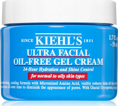 Krem xhel fytyre Kiehl's Ultra Facial Oil Free, për lëkurë normale deri në të yndyrshme, 50ml