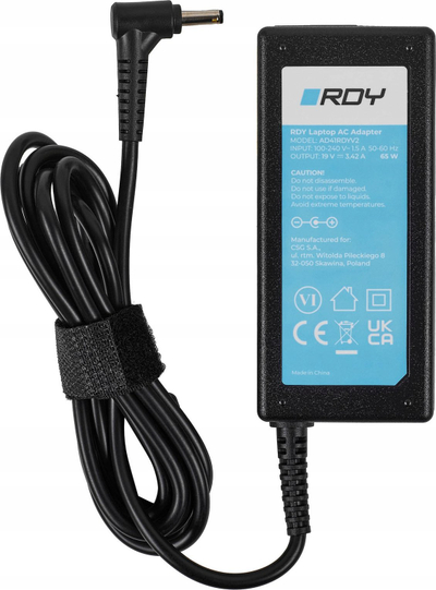 Karikues laptopi Green Cell RDY AD41RDYV2, 65W 19V 3.42A, për Asus, ngjyrë e zezë