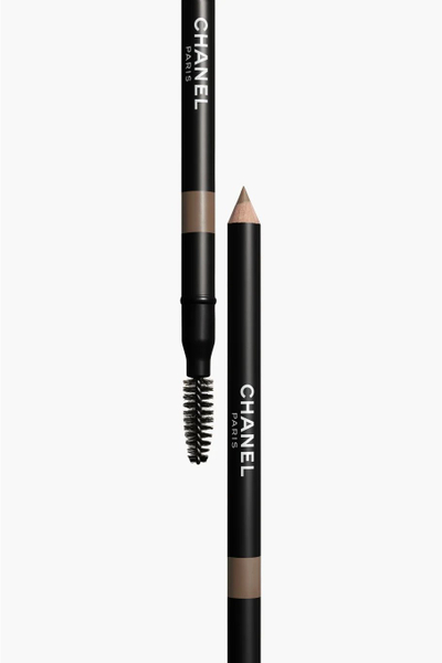 Laps vetullash Chanel Crayon Sourcils Sculpting, me furçë, ngjyrë Beige