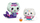 Set lodër LEGO Gabby’s Brick Cat Friends 11215, për fëmijë