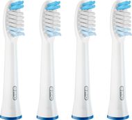 Set kokë furçash Oral-B Pulsonic Clean, të bardha, 4 copë