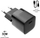 Karikues FIXED Mini me USB-C, PD, 30W, i zi + kabllo USB-C - USB-C, 1m, e zezë