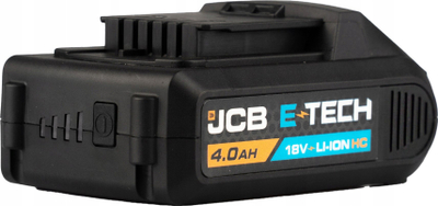 Bateri JCB Lithium Ion 18V, 4.0Ah, e zezë