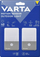 Dritë e jashtme me sensor lëvizjeje Varta TWINP 16634 101 402, LED, për ambiente të jashtme, e bardhë