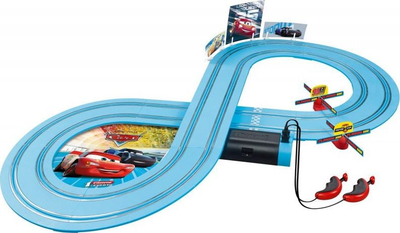 Pistë gare Carrera First Disney Cars Power Duel GCO1023, 2.4m, për fëmijë 3+