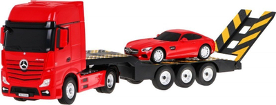 Makina me telekomandë Rastar Mercedes-Benz Actros dhe AMG GT, set 2 copë, shkalla 1:24, shumëngjyrëshe