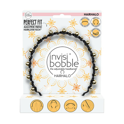 Shirit koke Invisibobble Hairhalo, i zi