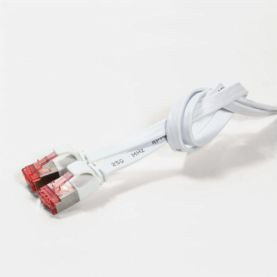 Kabllo rrjeti LogiLink CF2031S, Cat.6A, 1 m, e bardhë