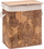 Shportë rrobash 5five Simply Smart Bamboo, 60L, e ngushtë, bezhë me lule