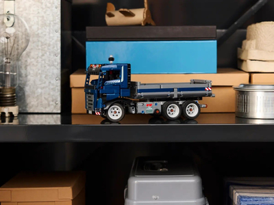 Set ndërtimi LEGO DUMP TRUCK WITH TIPPING BED 42203, kamion me kiper