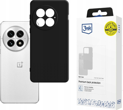 Кутија за телефон 3mk Matt Case за OnePlus 13, TPU, црна