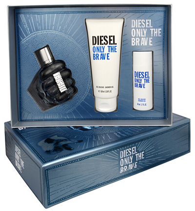 Set Diesel Only the Brave, Eau de Toilette Spraji 75 ml+ xhel dushi 100 ml + deodorant 50 ml