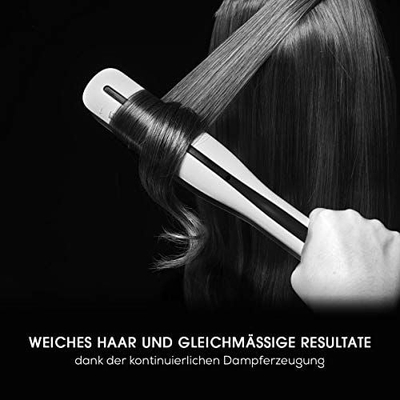 Pllojë flokësh L’Oréal Professionnel Steampod 3.0, me avull, 180°C – 210°C, e bardhë