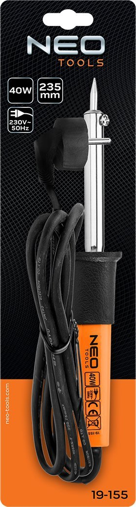 Hekur saldimi Neo Tools 18-555, 40W, 230V, portokalli